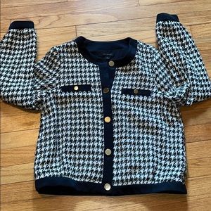 Ann Taylor Herringbone Cardigan